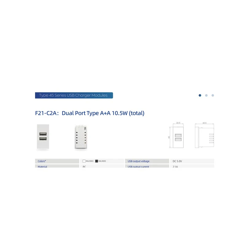 Dispositivos de cableado modulares