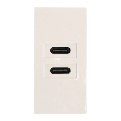 Cargador doble USB C de 10,5 W