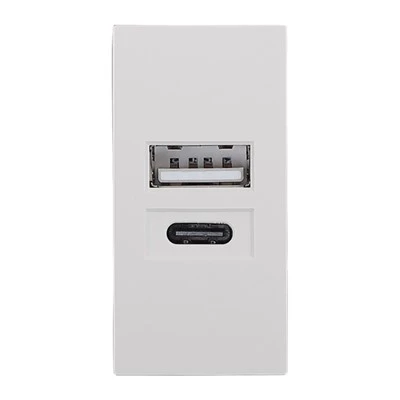 Cargador USB A USB C 15W